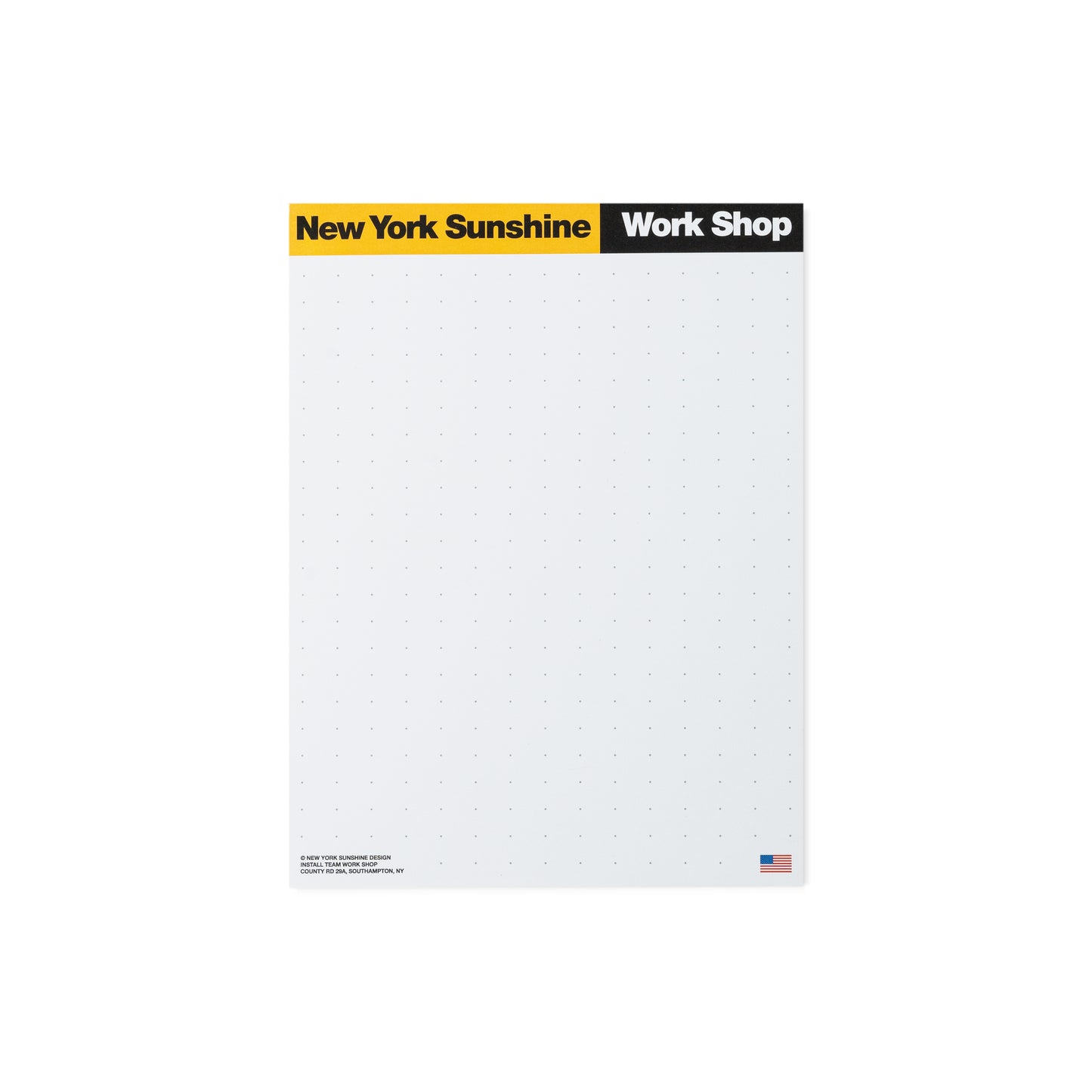 New York Sunshine Work Shop Notepad