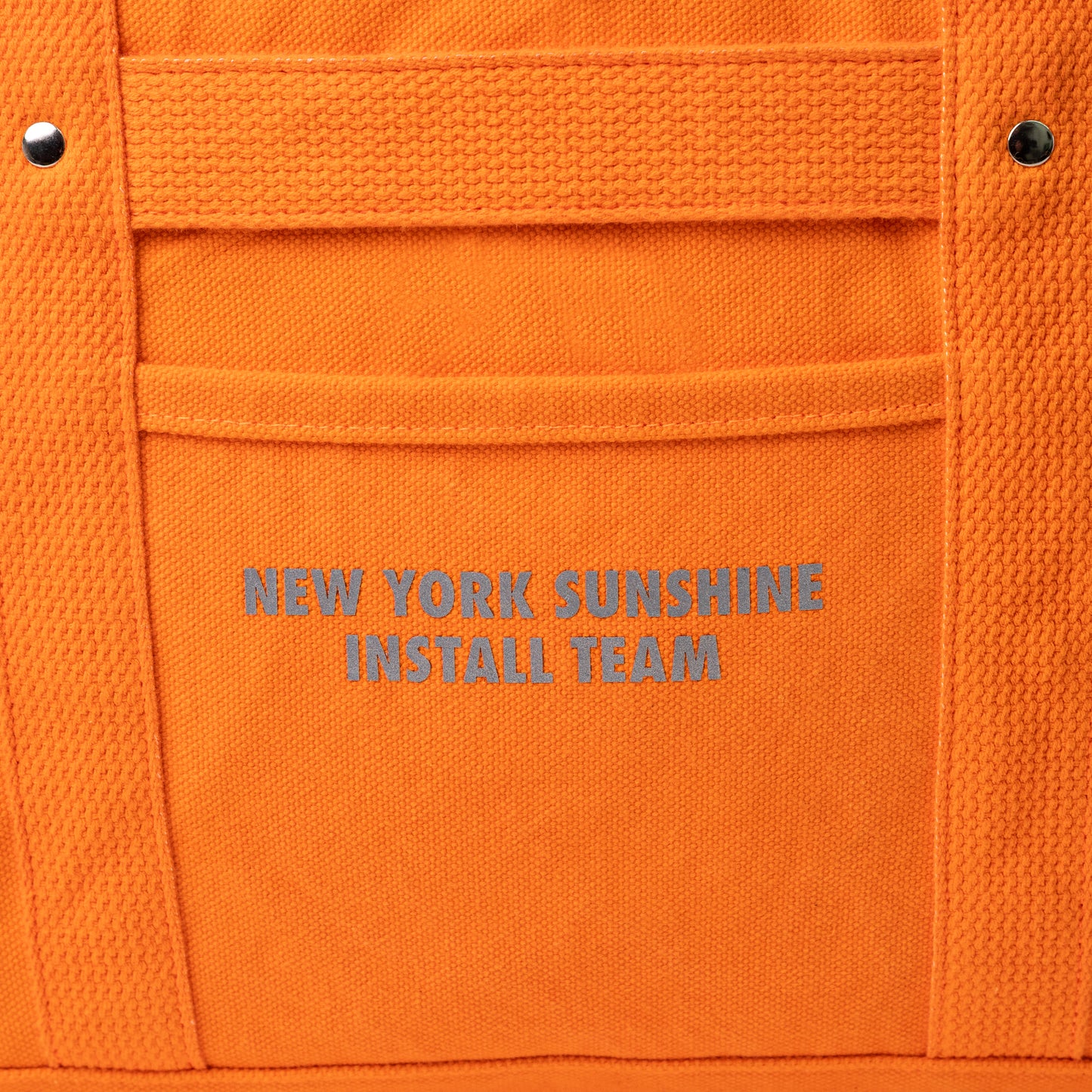 INSTALL TEAM Heavy Duty Supply Bag Orange