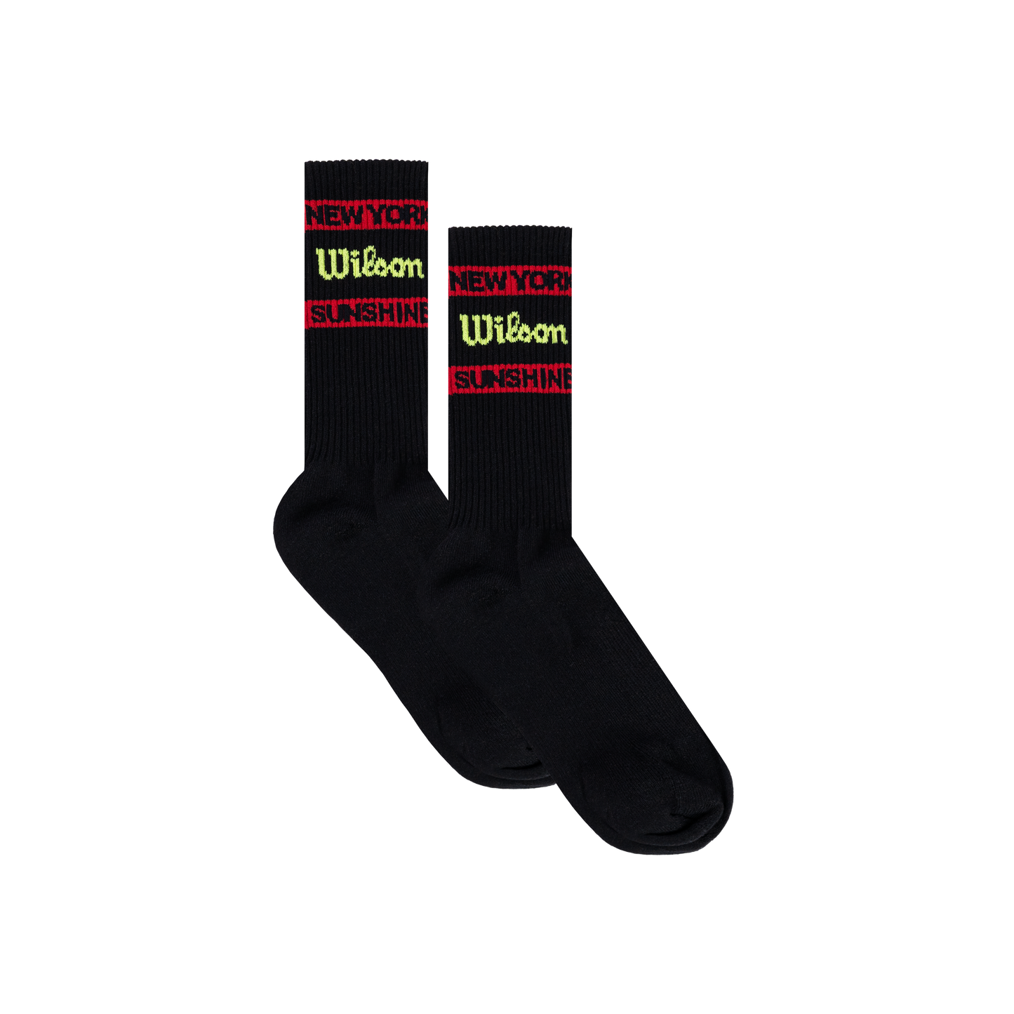 Wilson x New York Sunshine Socks - Black