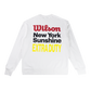 Wilson x New York Sunshine Crewneck Sweatshirt - Snow White