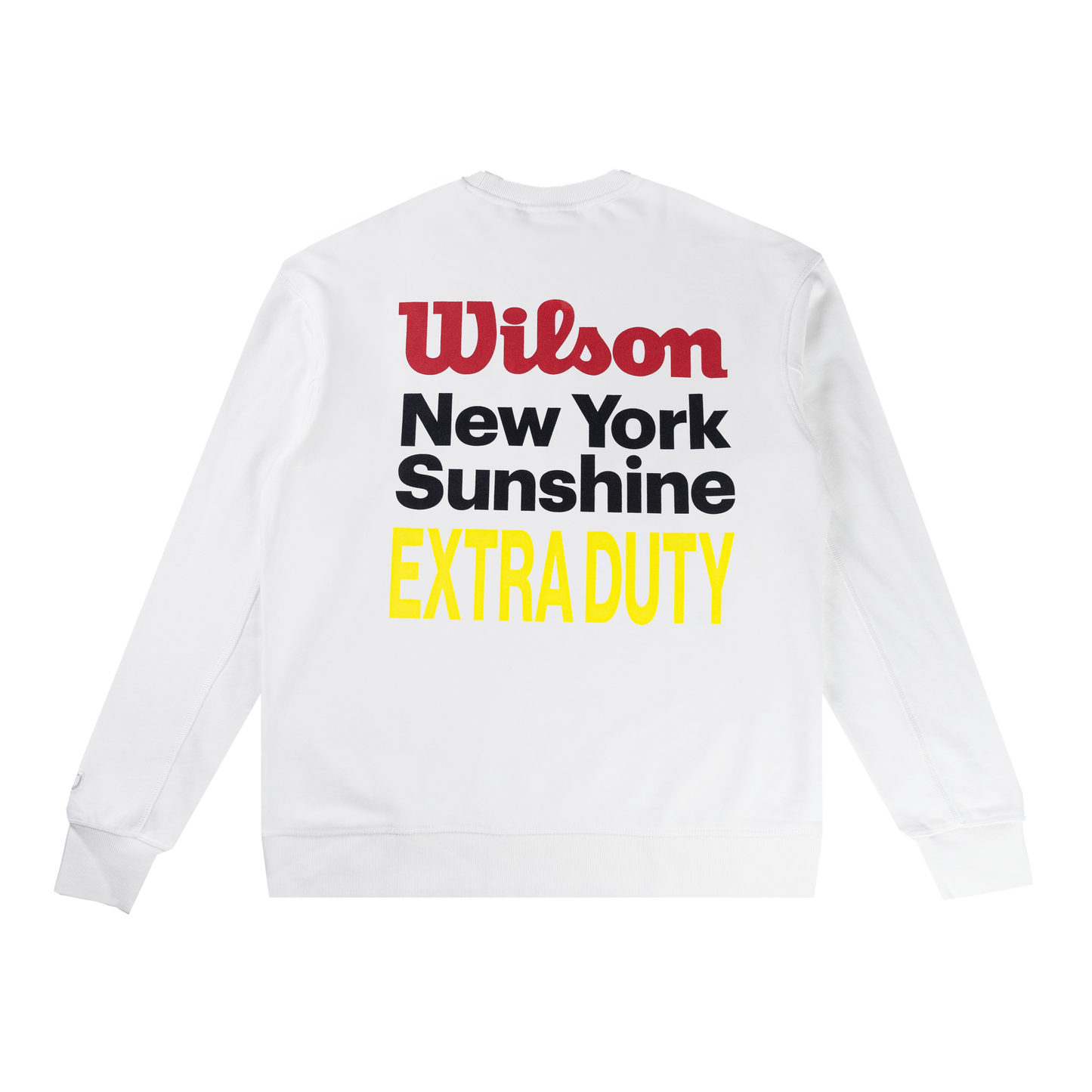 Wilson x New York Sunshine Crewneck Sweatshirt - Snow White