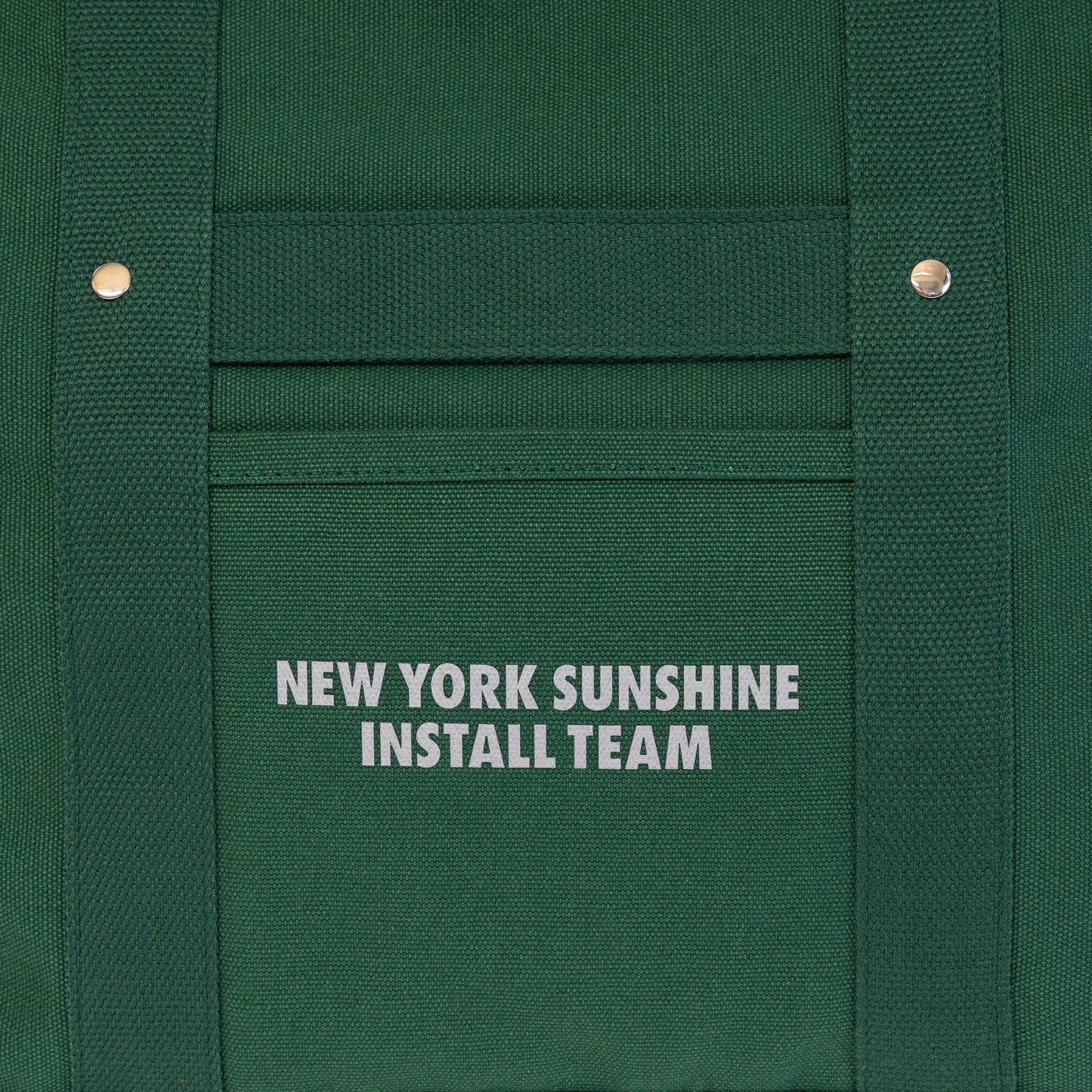 INSTALL TEAM Heavy Duty Supply Bag Green