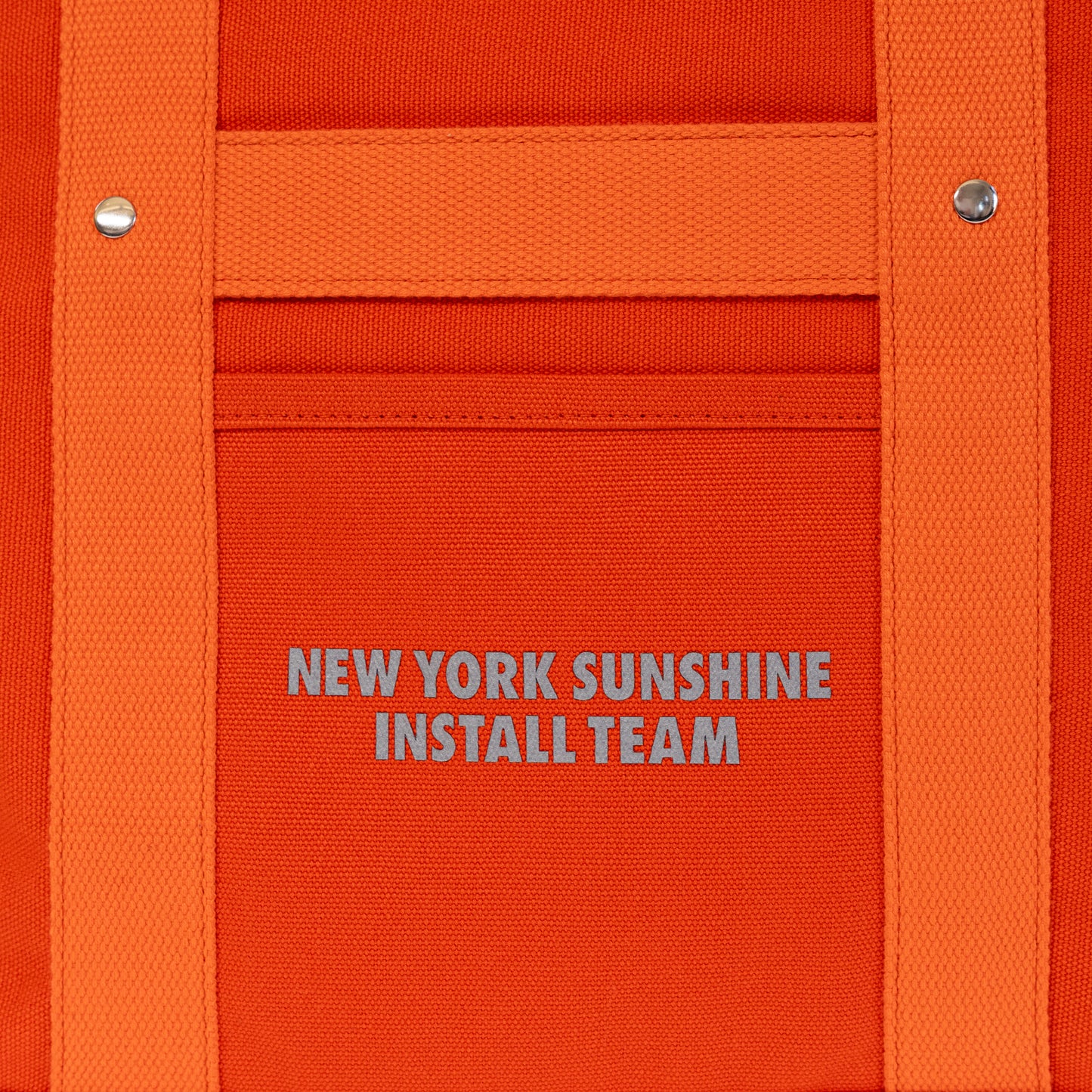 INSTALL TEAM Heavy Duty Supply Bag Orange