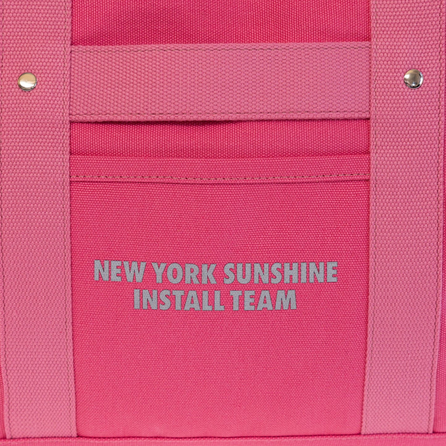 INSTALL TEAM Heavy Duty Supply Bag Pink