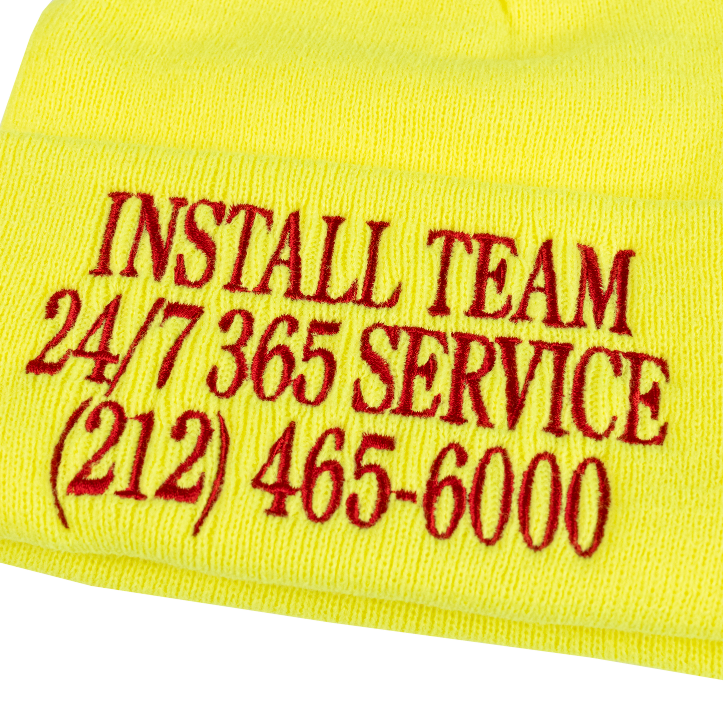 World’s Most Famous Arena Beanie Neon