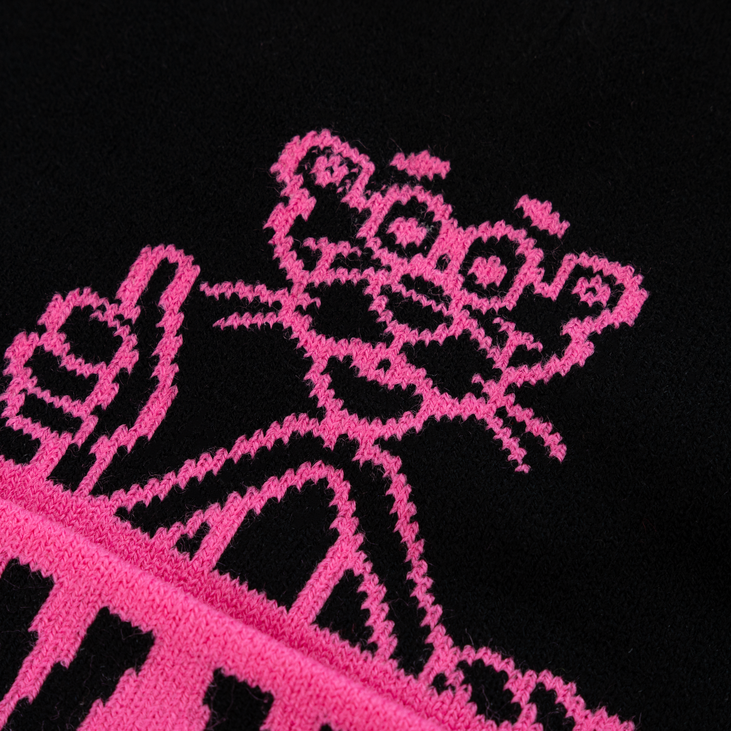 Pink Panther Beanie Black