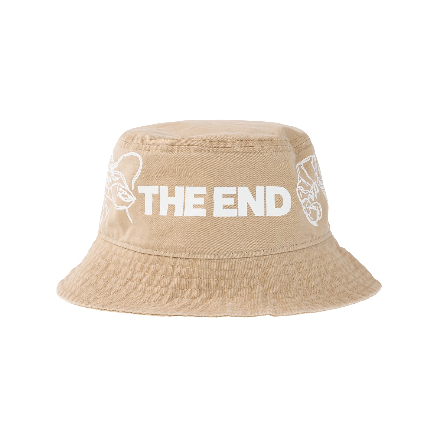 THE END Bucket Hat Cream