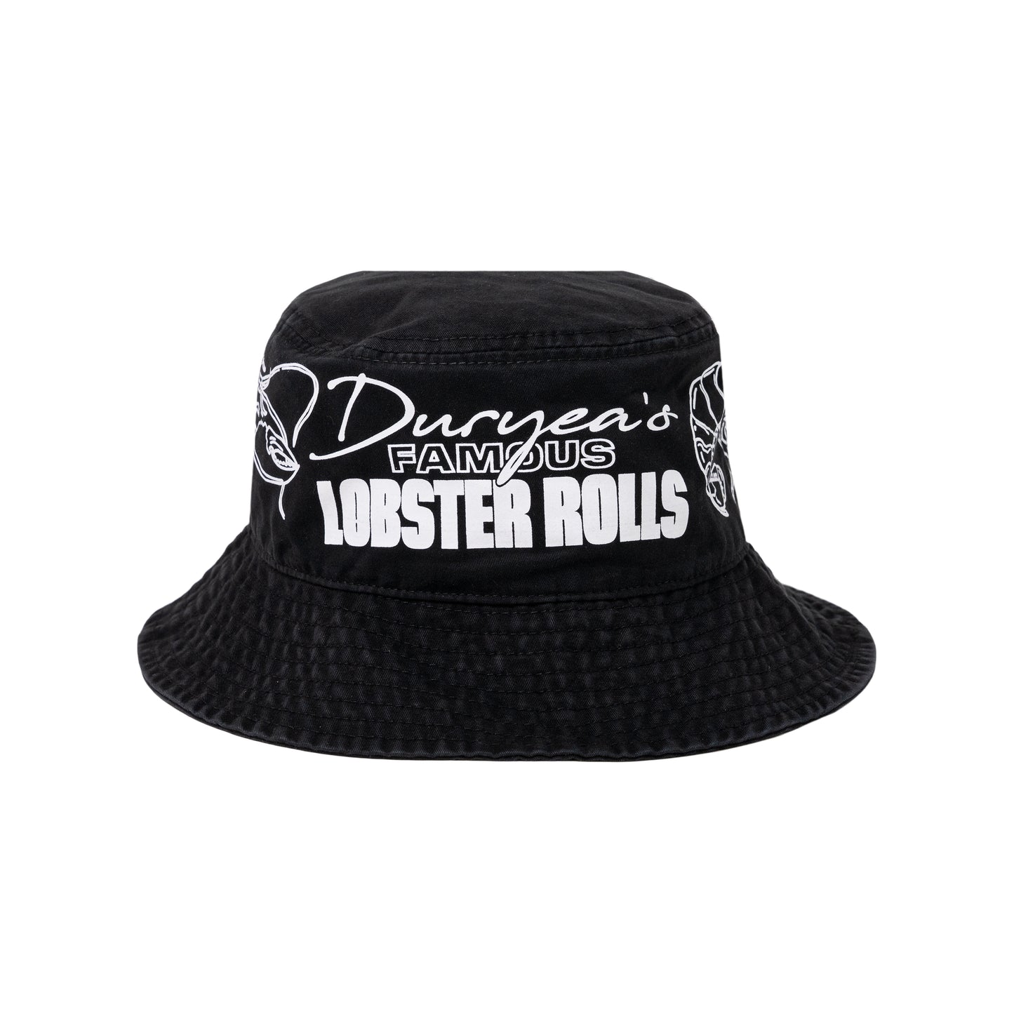 LOBSTER ROLLS Bucket Hat Black
