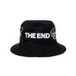 THE END Bucket Hat Black