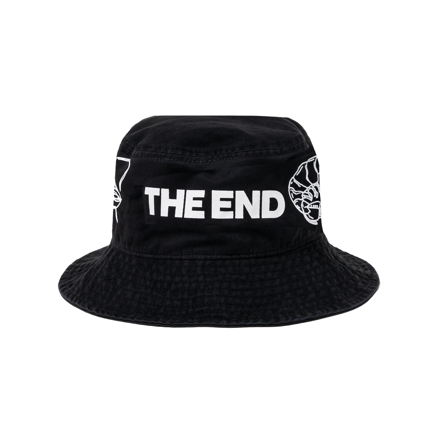 THE END Bucket Hat Black