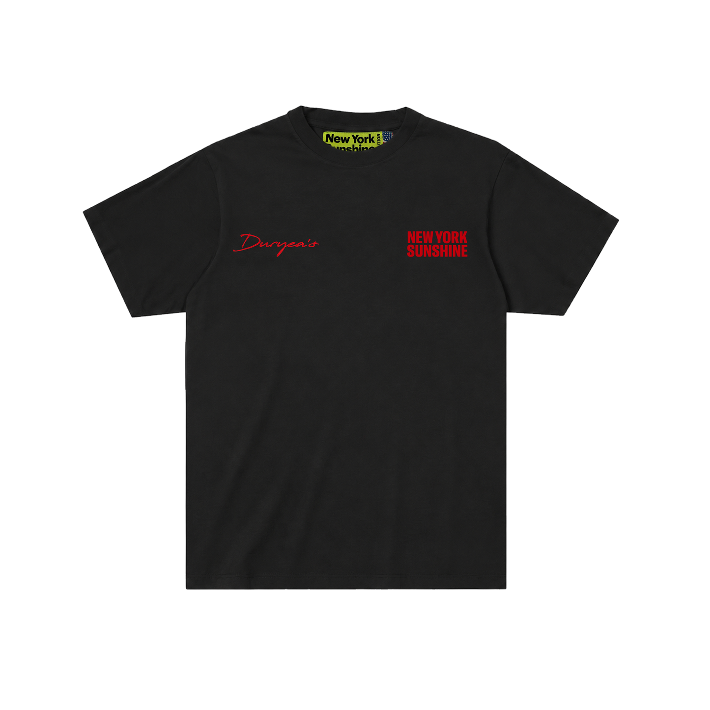“THE END” PHOTO T-SHIRT BLACK