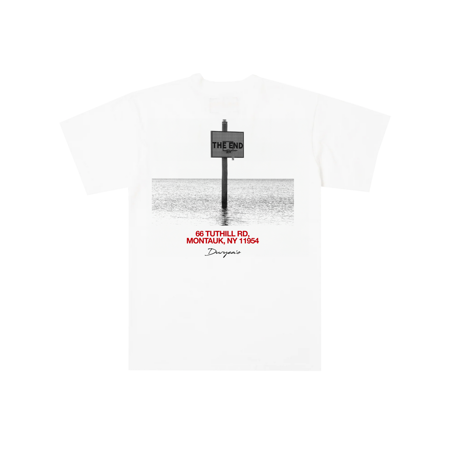 “THE END” PHOTO T-SHIRT WHITE