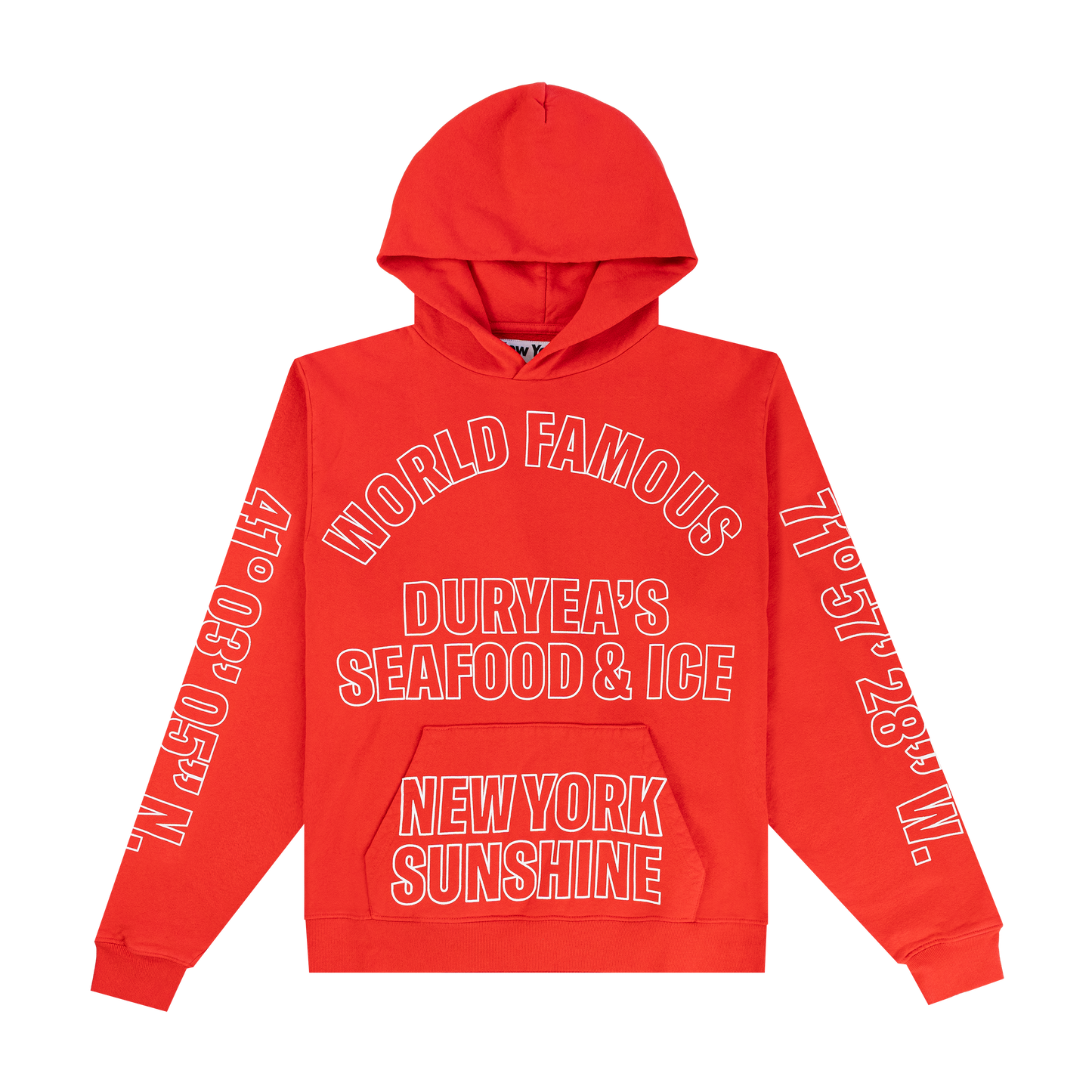 Coordinates Hoodie Red