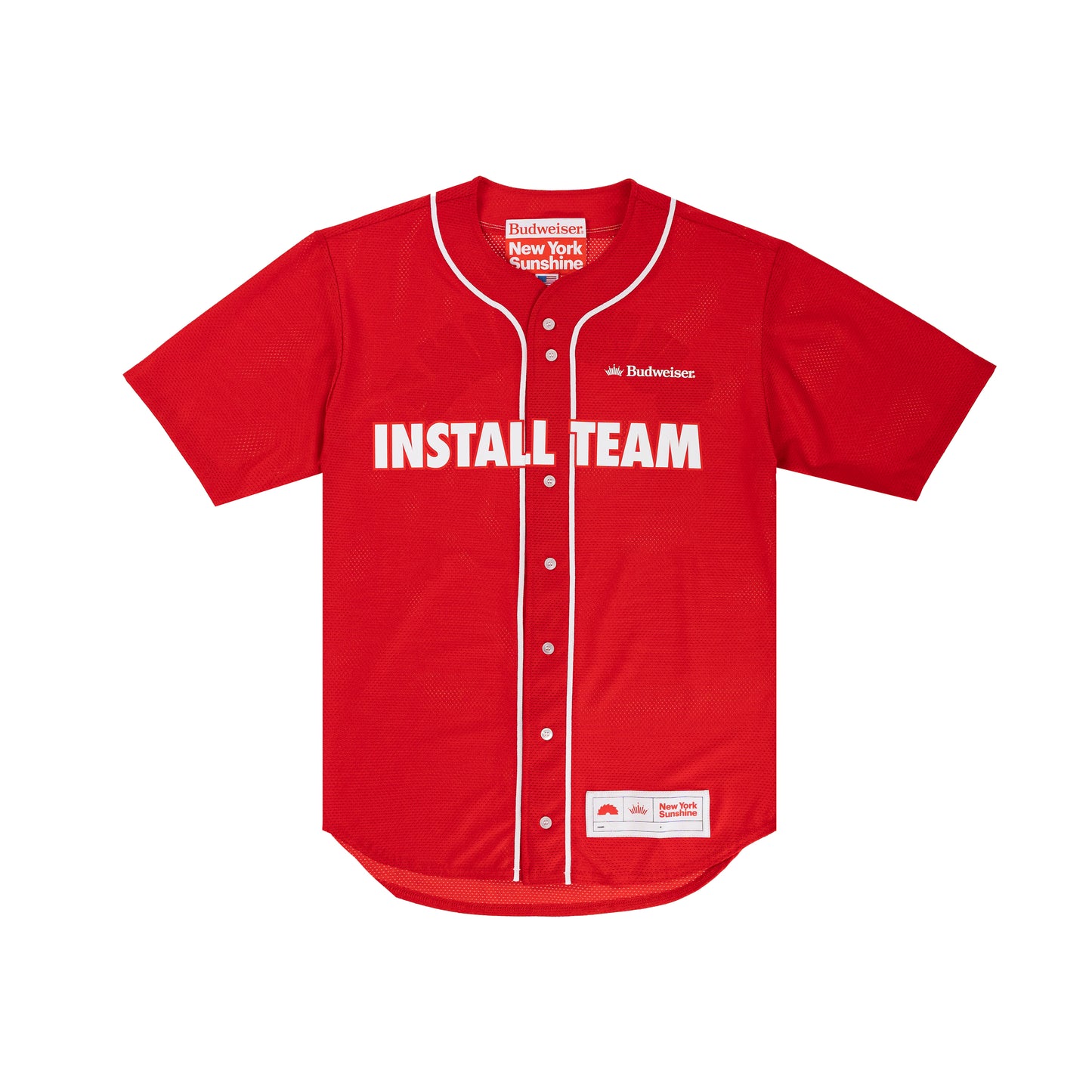 INSTALL TEAM MAJOR LEAGUE BASEBALL JERSEY RED