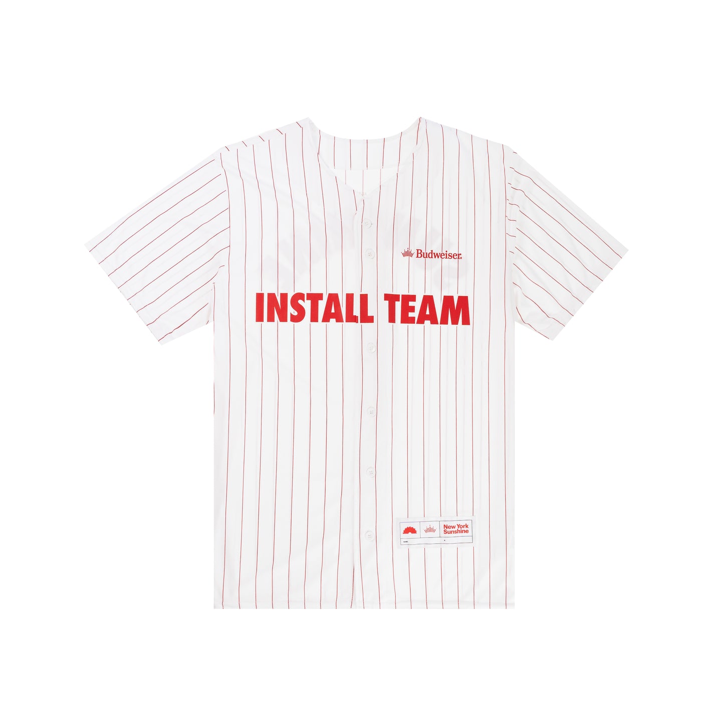 INSTALL TEAM MAJOR LEAGUE BASEBALL JERSEY WHITE