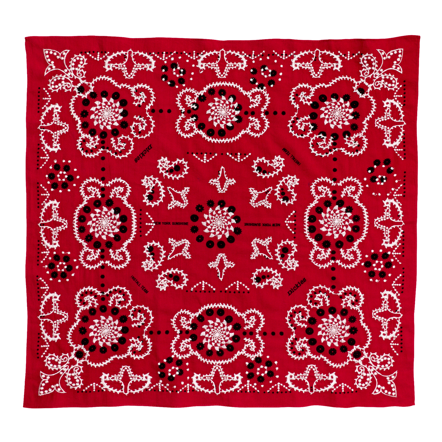 New York Sunshine x Dickies Table Saw Bandana Red