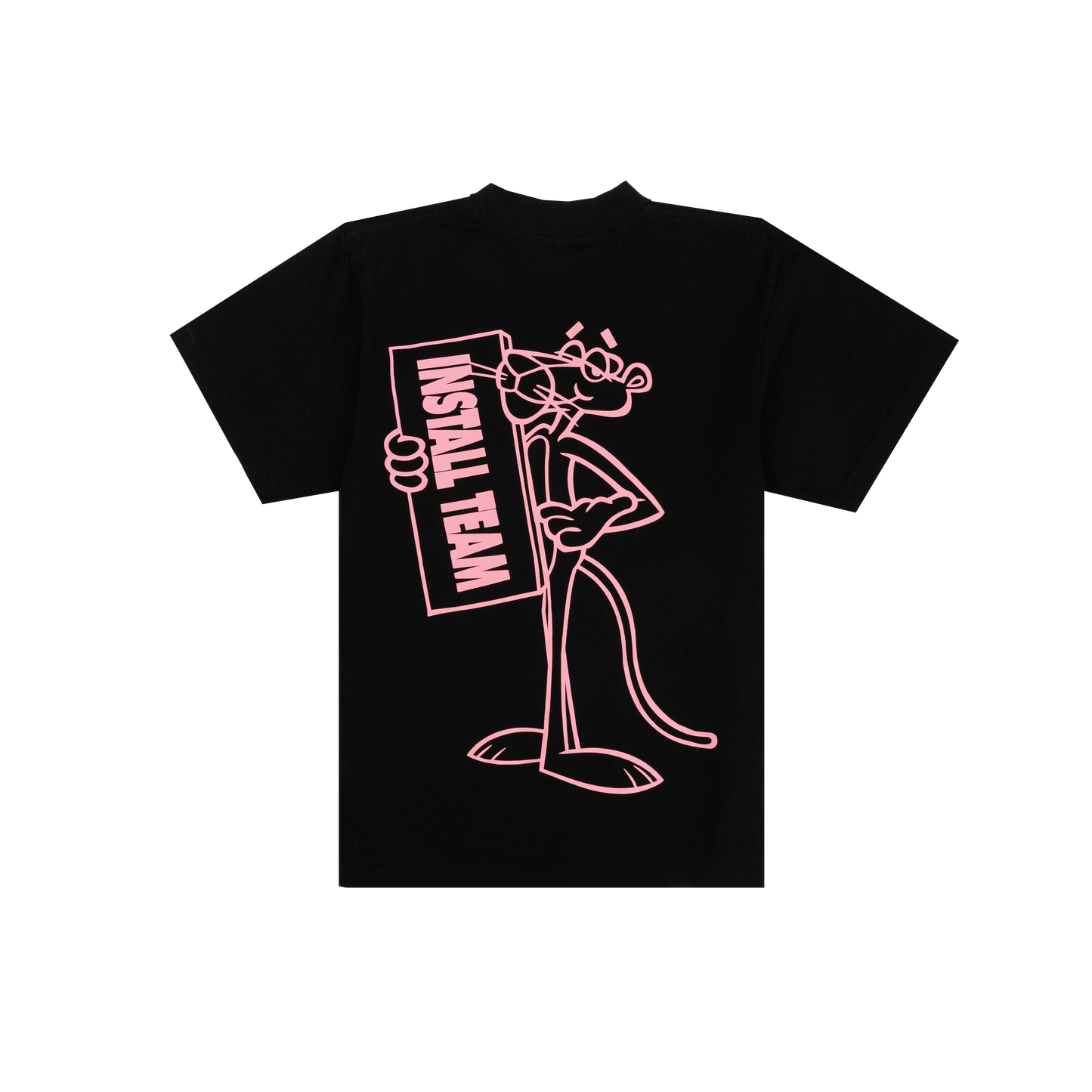Pink Panther T Shirt Black