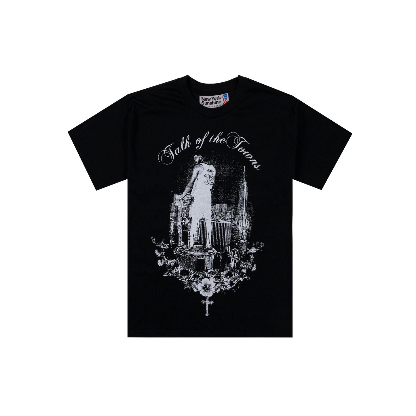 Talk of the Towns T Shirt Black