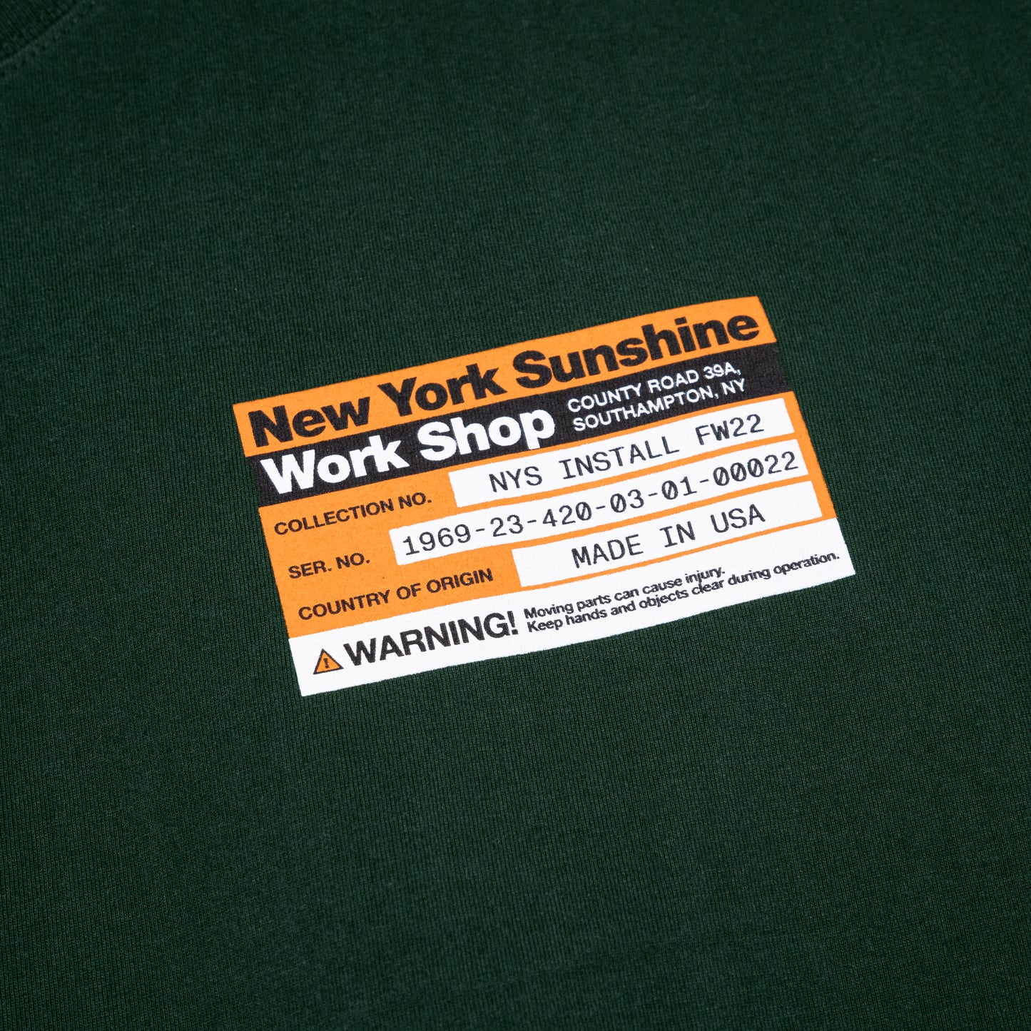 Work Shop T Shirt (Green)