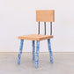 Concrete Leg Chair (Blue)