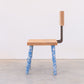 Concrete Leg Chair (Blue)