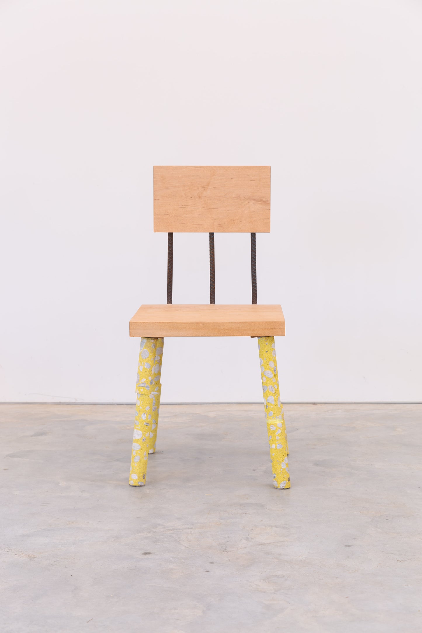 Concrete Leg Chair (Yellow)