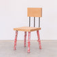 Concrete Leg Chair (Red)