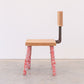 Concrete Leg Chair (Red)