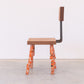 Concrete Leg Chair (Orange)