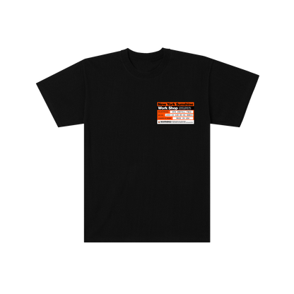 Work Shop T Shirt (Black)