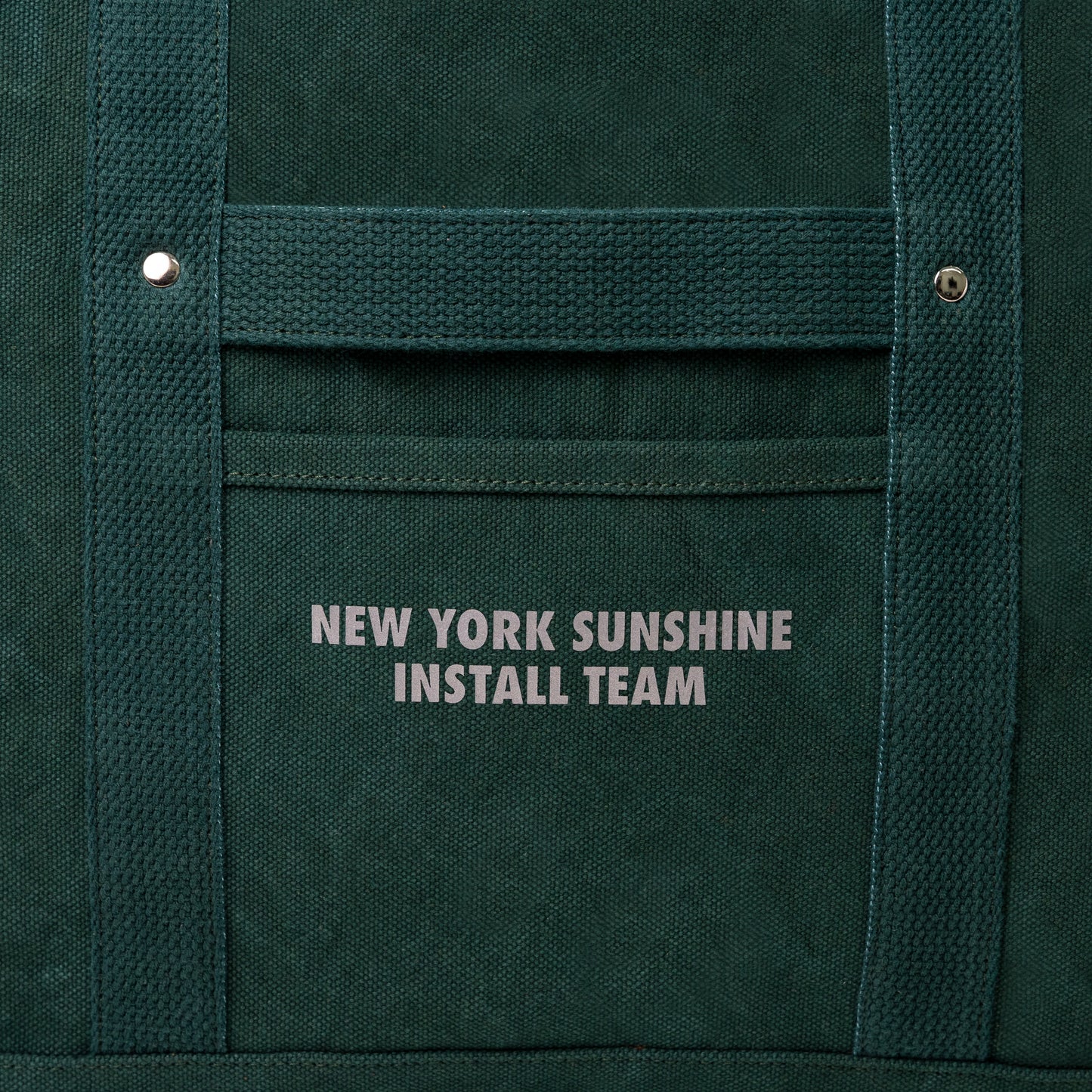 INSTALL TEAM Heavy Duty Supply Bag Green